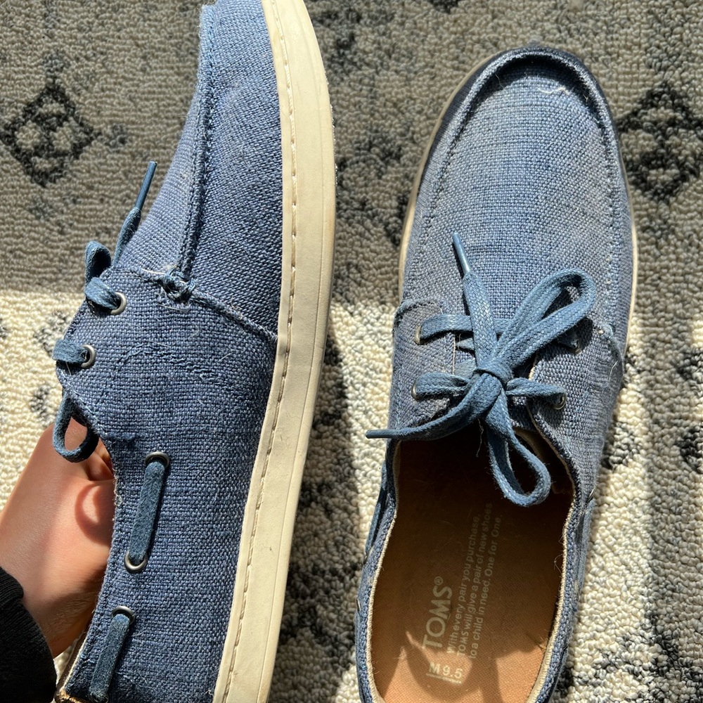 Mens Toms Boat Shoes